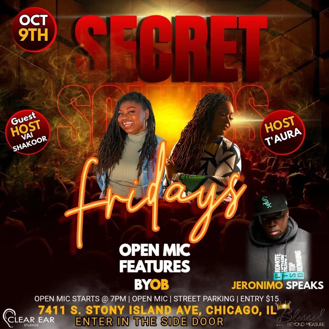 Secret Sound Fridays flyer